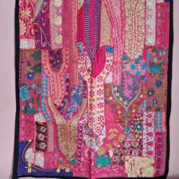 Large Handcrafted Wall Hanging 100x150cm. Vintage Home Indian Style - thumbnail 2