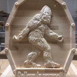 Bigfoot Cnc Carving Stl File - Digital - thumbnail 2