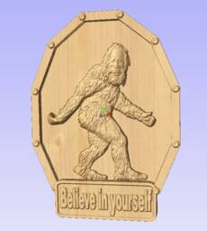 Bigfoot Cnc Carving Stl File - Digital - thumbnail 1