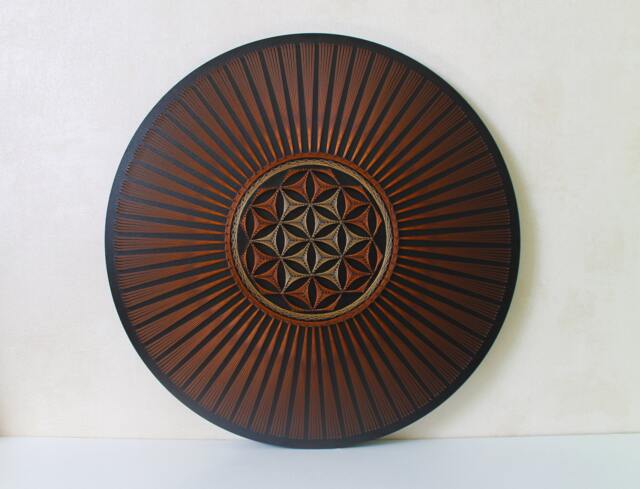 stringart Flower Of Life Sacred Geometry Meditation Wall Art Home Decor D??cor Mandala Zen 3D New Age Spiritual Gift, Yoga - image 1