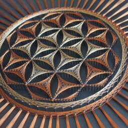 stringart Flower Of Life Sacred Geometry Meditation Wall Art Home Decor D??cor Mandala Zen 3D New Age Spiritual Gift, Yoga - thumbnail 3