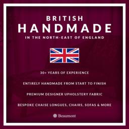 storage Footstool, Ottoman, Pouffe in A Camden Leaf Wheat Upholstered Fabric - British Handmade - thumbnail 4