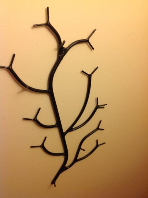 Wall Mounted Branch Coat Rack, Oil Rubbed Bronze Finish - image 1
