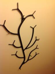 Wall Mounted Branch Coat Rack, Oil Rubbed Bronze Finish - thumbnail 1