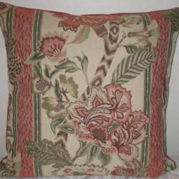 "Floral Decorative Pillow Cover-In 20""x20" - thumbnail 2
