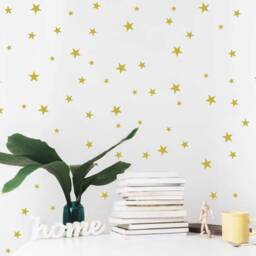 3 Size Stars Decal, Gold Star Decals, Black Stars, Wall Boys Room Girls Nursery, Nursery Decals - thumbnail 2