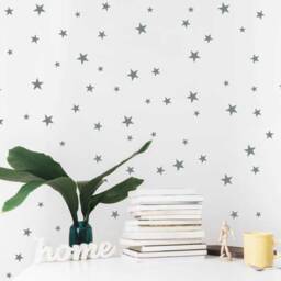 3 Size Stars Decal, Gold Star Decals, Black Stars, Wall Boys Room Girls Nursery, Nursery Decals - thumbnail 3