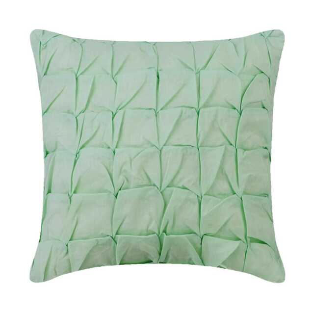"Decorative Knots, Textured, Checkered Toss Throw Pillow 16""x16" - image 1