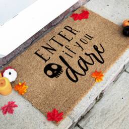 Halloween Doormat - Funny Welcome Mat Housewarming Gift Decor Porch Fall Decorations - thumbnail 2