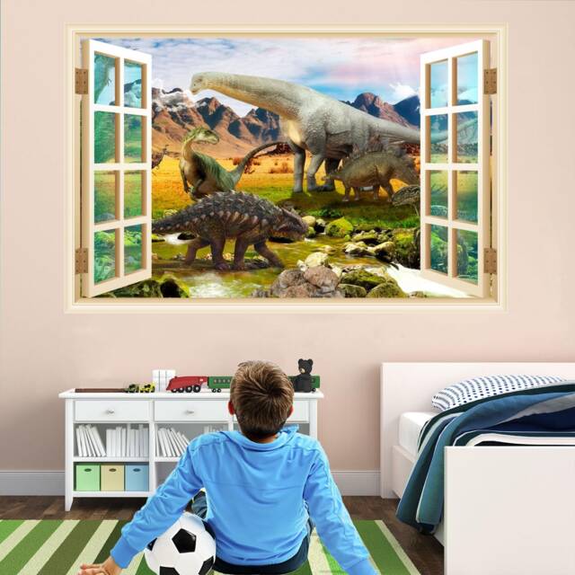 Dinosaurs Wall Decal Sticker Mural Print Art Kids Bedroom Home Nursery Decor He5 - image 1