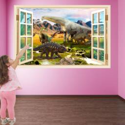 Dinosaurs Wall Decal Sticker Mural Print Art Kids Bedroom Home Nursery Decor He5 - thumbnail 2