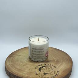 Merywen Gin Bottle Candle - Lemongrass & Ginger Scented Soy Wax Wales Welsh - thumbnail 3