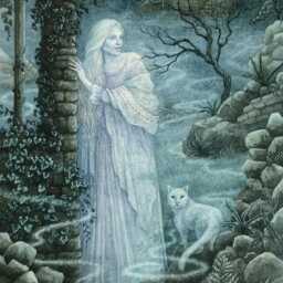 "The White Lady - Print From The ""Forest Of Enchantment Oracle" - thumbnail 2