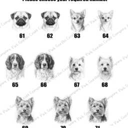 Personalised Pet Cushion, Dog Portrait, Gift From Dog, Keepsake Lover Gift, Dad Mum Owner - thumbnail 4
