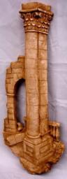 Greek Art Athena Column Arch Wall Sculpture Home Decor Plaque - thumbnail 3