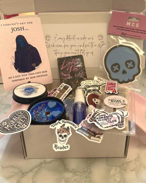 Lights Out Gift Box - Josh Hammond Set Bookish Candle Navessa Allen Book Boyfriend Dark Romance Booktok - image 1
