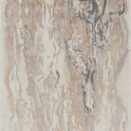 Beige Silver Tide Shimmer Sheen Effect Modern Rug Silky Soft Chic Design Area Mat - thumbnail 4