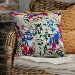 Watercolour Flowers Cushion Cover Throw Pillow. 18 - thumbnail 3