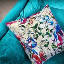Watercolour Flowers Cushion Cover Throw Pillow. 18 - thumbnail 2
