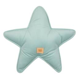 "Velvet Star Pillow ""Mint" - thumbnail 4