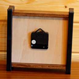 Vintage Style Mantel Clock - New 21cm Handmade Mid Century Retro Unique Wooden Desk Wall Gift Off The Clocks - thumbnail 4