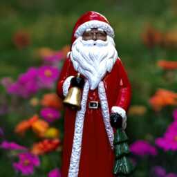 Concrete Santa Claus Statue Realistic Sculpture Outdoor Christmas Decoration Holiday Garden Winter Ornament Lover Gift - thumbnail 2