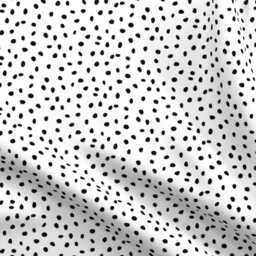 Animal Print Sheets - Dalmatian Dots By Glimmericks Dog Polka Modern Cotton Sateen Sheet Set Bedding Spoonflower - thumbnail 4