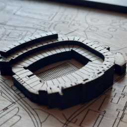 Sanford Stadium Wall Art Laser Engraved Wood, Georgia Bulldogs Gift - thumbnail 2