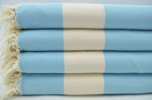 "Herringbone Blanket, 79""x95" - image 1