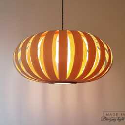 Pendant Lamp From Ash & Birch. Xl - Large Model - Lampshade Lighting Patio Hanging Light - thumbnail 3