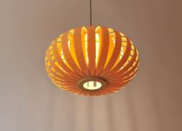 Pendant Lamp From Ash & Birch. Xl - Large Model - Lampshade Lighting Patio Hanging Light
