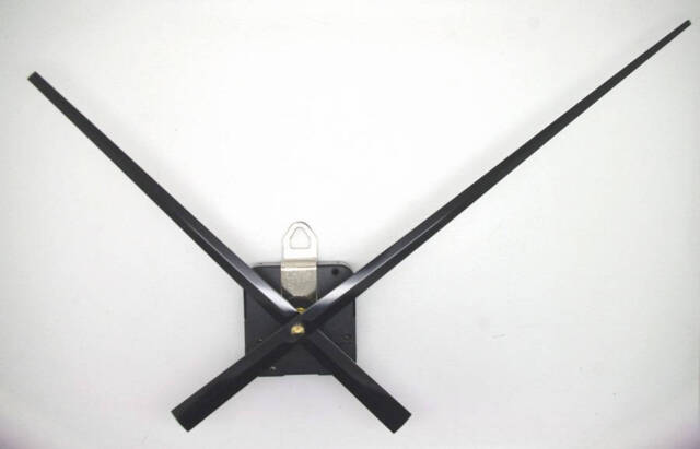 Diy Clock Mechanism + Large Straight Hands 16/24cm For Thick Dial - image 1