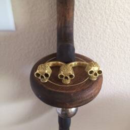 Custom Copper & Brass Inlay Jewelry Display Shelf Multi Magnetic Key Hanger - thumbnail 2