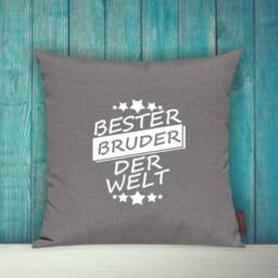 Pillow Covers, Pillow Decoration, Best Brother in The World, Decorative Pillow, Cuddly Siblings - thumbnail 3