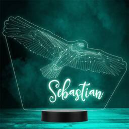 3D Style Eagle Bird Personalised Gift Colour Changing Led Lamp Night Light - thumbnail 1