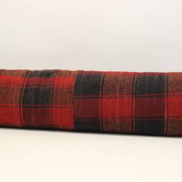 Handmade King Size Kilim Lumbar Pillow Cover, 12x48 Inch - thumbnail 3