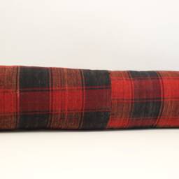Handmade King Size Kilim Lumbar Pillow Cover, 12x48 Inch - thumbnail 2