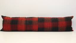 Handmade King Size Kilim Lumbar Pillow Cover, 12x48 Inch - thumbnail 1