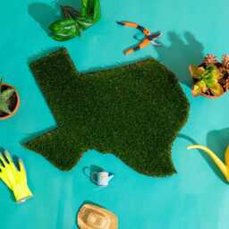 Texas Synthetic Grass Doormat - Rug Wall Art Decor - thumbnail 2