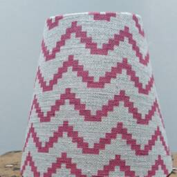 Pure Linen Red Oatmeal Candle Clip Lampshade For Wall Lights Chandeliers - thumbnail 3