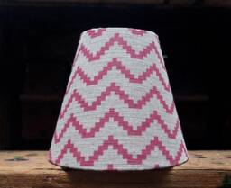 Pure Linen Red Oatmeal Candle Clip Lampshade For Wall Lights Chandeliers - thumbnail 1