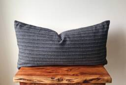 Joel Chiang Mai Pillow Cover - 12 X 24 Lumbar Case Rectangular Boho Decor Tribal Wedding Gift - thumbnail 1