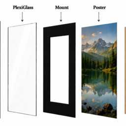 Photo Frame With Mounts - Portrait & Landscape Picture Poster Frames For Gifts Wall Decor Various Sizes Art Home - thumbnail 3