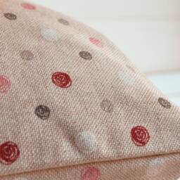 White Polka Dot Decorative Pillow, Throw Pillows, Pillow Neutrals - thumbnail 4