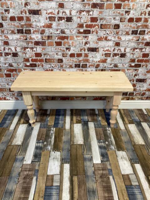 Kitchen Bench Sanded/Unfinished & Ready For Painting Staining/Waxing Solid Wood Made From Sustainably Sourced Timber - image 1