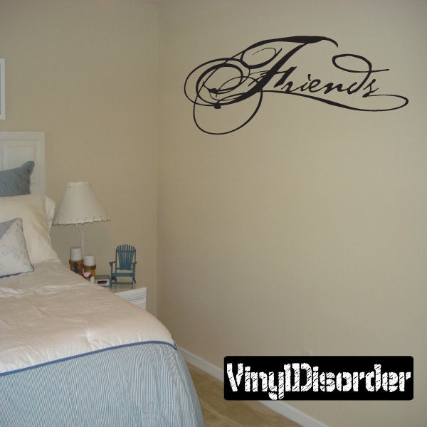 Friends - Vinyl Wall Decal Quotes Sticker Fr013Friendsiet - image 1