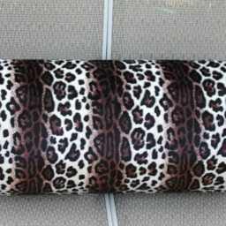 Leopard Throw Pillows, Animal Print, Black Velvet Backs, Sofa Pillows, Luxurious Safari D??cor, Pillow - thumbnail 3