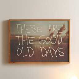 Vintage Style Countryside Print Nostalgic Sepia Tone Wall Art - thumbnail 1