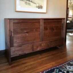 Walnut Sideboard in Shaker Style - thumbnail 2