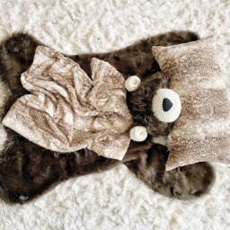 Brown Fawn Minky Baby Blanket For Woodland Nursery Decor - thumbnail 3